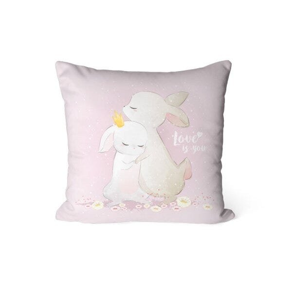 Almofada Avulsa Decorativa Love is You 45x45cm - 1