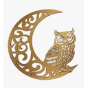 Ver imagem 1 de Lua com Coruja:marrom