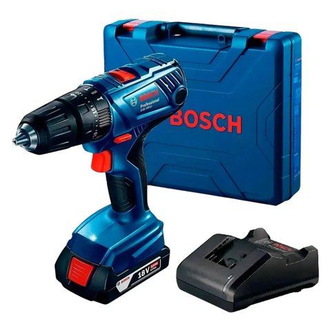 Parafusadeira Furadeira de Impacto com Bateria e Carregador 18V Gsb 180-Li Bosch