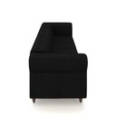 Ver imagem 6 de Sofá Living Sala de Estar Stanford Chesterfield 3 Lugares 240cm Pés de Madeira Couro Preto G58 - Gra