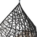 Ver imagem 4 de Balanço Suspenso Ninho Gota para Área de Churrasco - Preto A1