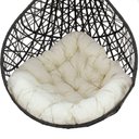 Ver imagem 3 de Balanço Suspenso Ninho Gota para Área de Churrasco - Preto A1