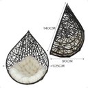 Ver mais imagens de Balanço Suspenso Ninho Gota para Área de Churrasco - Preto A1