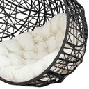 Ver imagem 5 de Balanço Suspenso Ninho Gota para Área de Churrasco - Preto A1