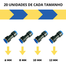 Kit Emenda Pneumática 80 Peças Bomvink Sistemas de Ar Comprimido - 7