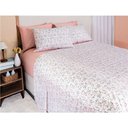 Ver imagem 2 de Jogo de Cama Duplo Casal 4 Peças 140 Fios 250x220cm Clarice Realce Premium - Sultan