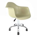 Ver imagem 1 de Cadeira Eames com Braços Fendi - Base Office Cromada