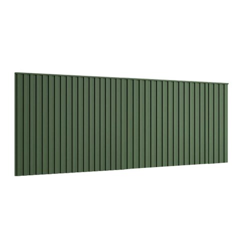 Cabeceira Ripada para Cama King 360cm 100% Mdf Cor:musgo