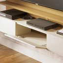 Ver imagem 6 de Painel para TV até 70 Polegadas 180,1cmx162cm 3 Portas Basculantes 2 Prateleiras Juriti