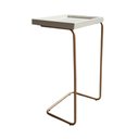 Ver imagem 1 de Mesa De Apoio Lateral Para Sofá Ou Cama Branca Cobre