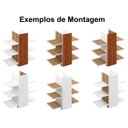 Ver imagem 3 de Gabinete Banheiro Pia de Coluna Mark Flex Collor Branco Ripado - Potenza Móveis