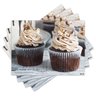 Jogo Americano com 4 peças - Cupcakes - Doces - Doceria - 1179Jo - 1