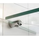 Ver imagem 5 de Kit 2 Suportes Porta Shampoo de Vidro Incolor Banheiro Luxo 30cmx10xcmx6mm