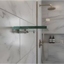 Ver imagem 6 de Kit 2 Suportes Porta Shampoo de Vidro Incolor Banheiro Luxo 30cmx10xcmx6mm