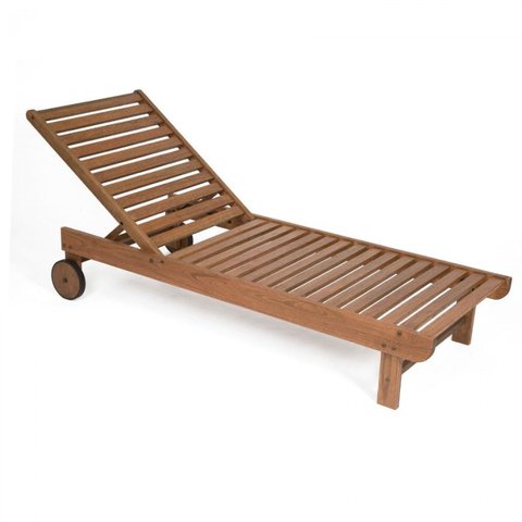 Espreguiçadeira para Jardim e Varanda Ipanema Polisten Marrom