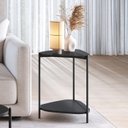 Ver imagem 6 de Mesa Lateral Organica Pe Metal Preto Nero 28016 Artesano
