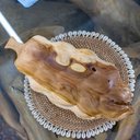 Ver imagem 3 de Fruteira Artesanal Esculpida em Madeira Teca Importada Bali