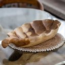 Ver imagem 1 de Fruteira Artesanal Esculpida em Madeira Teca Importada Bali