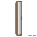 Ver imagem 1 de Guarda Roupa Modulado 01 Porta de Vidro 245cm com Prateleira Setiba