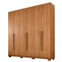 Ver imagem 1 de Guarda Roupa Moscou 6 Portas Benetil Cinamomo