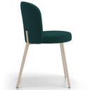 Ver imagem 6 de Cadeira para Sala de Jantar Cozinha Estofada Gavi Arena L02 Bouclê Verde - Lyam Decor