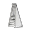 Ver imagem 3 de Kit 1 metro Grelha Pluvial 10X50 Alumínio Com Aro E Tela Anti Escorpião ( 2 peças 10x50)