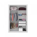 Ver imagem 3 de Guarda-Roupa Solteiro 2 Portas de Correr Elus Carraro Flex Color