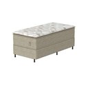 Ver imagem 1 de Conjunto Box Solteiro Mola Prodormir Hercules New Marrom
