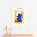 Ver imagem 2 de Quadro Arte Matisse - The Sky 45x34cm - com Vidro:moldura Branca