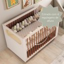 Ver imagem 7 de Quarto de Bebê Completo em MDF Aurora Bege/Areia/Jequitibá