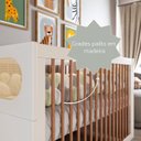 Ver imagem 6 de Quarto de Bebê Completo em MDF Aurora Bege/Areia/Jequitibá