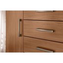 Ver imagem 6 de Quarto Completo Modu +Cômoda QC327 Jatoba/Areia - Santos Andirá