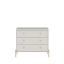 Ver imagem 4 de Cômoda 3 Gavetas Jasper 94cm Off White