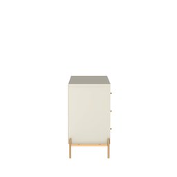 Cômoda 3 Gavetas Jasper 94cm Off White - 5