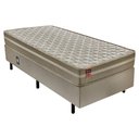 Ver imagem 1 de Cama Box com Colchão Solteiro Molas Max Force Pérola Bege 88x188 Fortezza Colchões