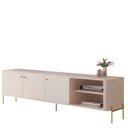Ver imagem 2 de Rack para Tv 70 Polegadas Olaf Off White Dourado
