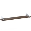 Ver imagem 2 de Prateleira Suspensa Estilo Industrial de Madeira 60cm Fs B:marrom