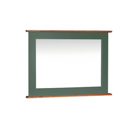 Espelheira para Banheiro Retangular Dália 3060-80 Linz Móveis - Verde Musgo/imbuia Glazer