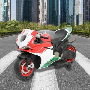 Mini Moto Elétrica Infantil Bateria 12v Ducatti 1299 Panigale Som Farol Licenciada Importway Bw364
