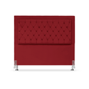Ver imagem 2 de Cabeceira de Cama Box King 195 Cm Baronesa - Veludo Vermelho