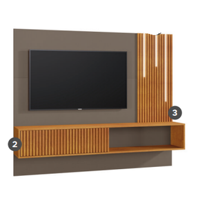Painel Roma Fastsofamavau Cinza