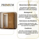 Ver imagem 4 de Guarda-Roupa Doha Intense Solteiro com Espelho MDF 2 Portas de Correr Espaçoso Dormitório Elegante:N
