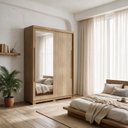 Ver imagem 7 de Guarda-Roupa Doha Intense Solteiro com Espelho MDF 2 Portas de Correr Espaçoso Dormitório Elegante:N