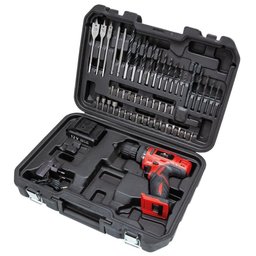 Furadeira Parafusadeira 12v Bateria Bivolt 50pcs Worker - 2