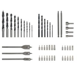 Furadeira Parafusadeira 12v Bateria Bivolt 50pcs Worker - 5