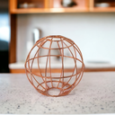 Ver imagem 2 de Globo de Ferro Rose Gold Peça Decorativa Estilo Moderno