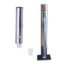 Ver imagem 1 de Kit Porta Copo Descartável Água 200ml + Lixeira Aço Inox