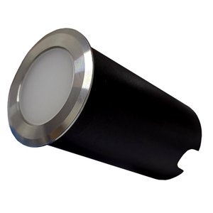 Embutido De Solo Inox Led - 1W 3000W Bivolt Frente