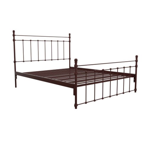 Cama de Ferro Luísa Queen Icamas Marrom