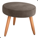 Ver imagem 5 de Conjunto Poltronas e Puff Anari Veludo Marrom